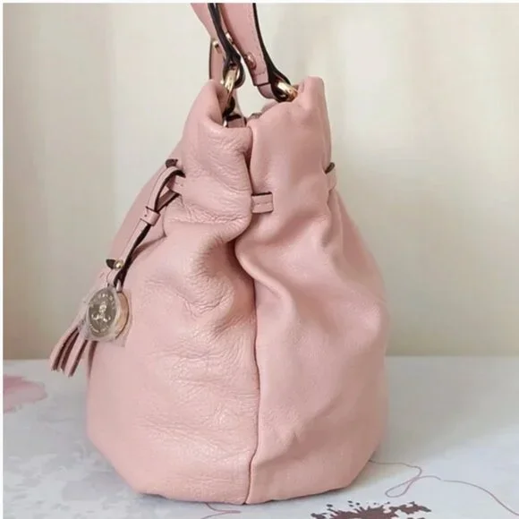 Maison Pourchet Powder Pink Buttery Soft Leather Bag Made in France Like New! 😍 - Picture 4 of 15